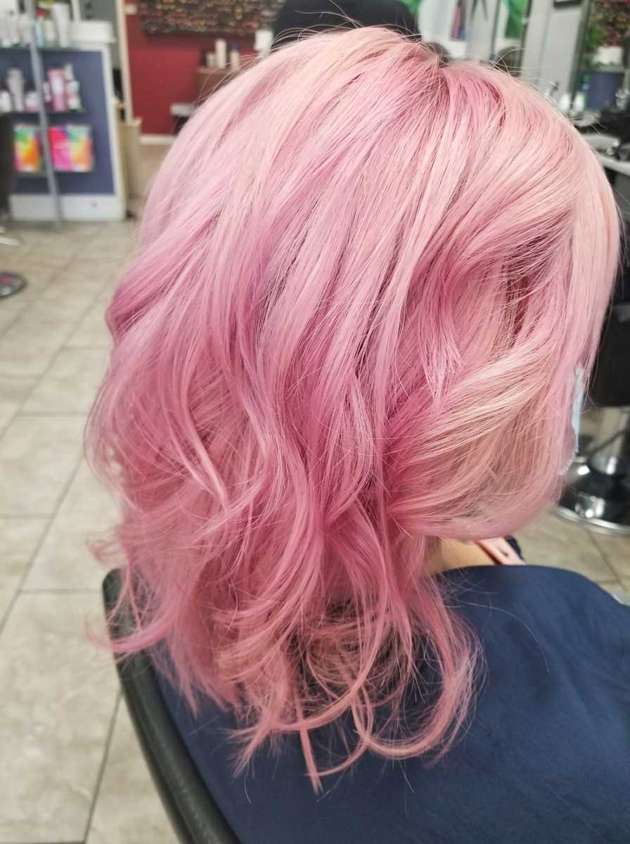 Salon work at Alpha Hair Design Hillside 2