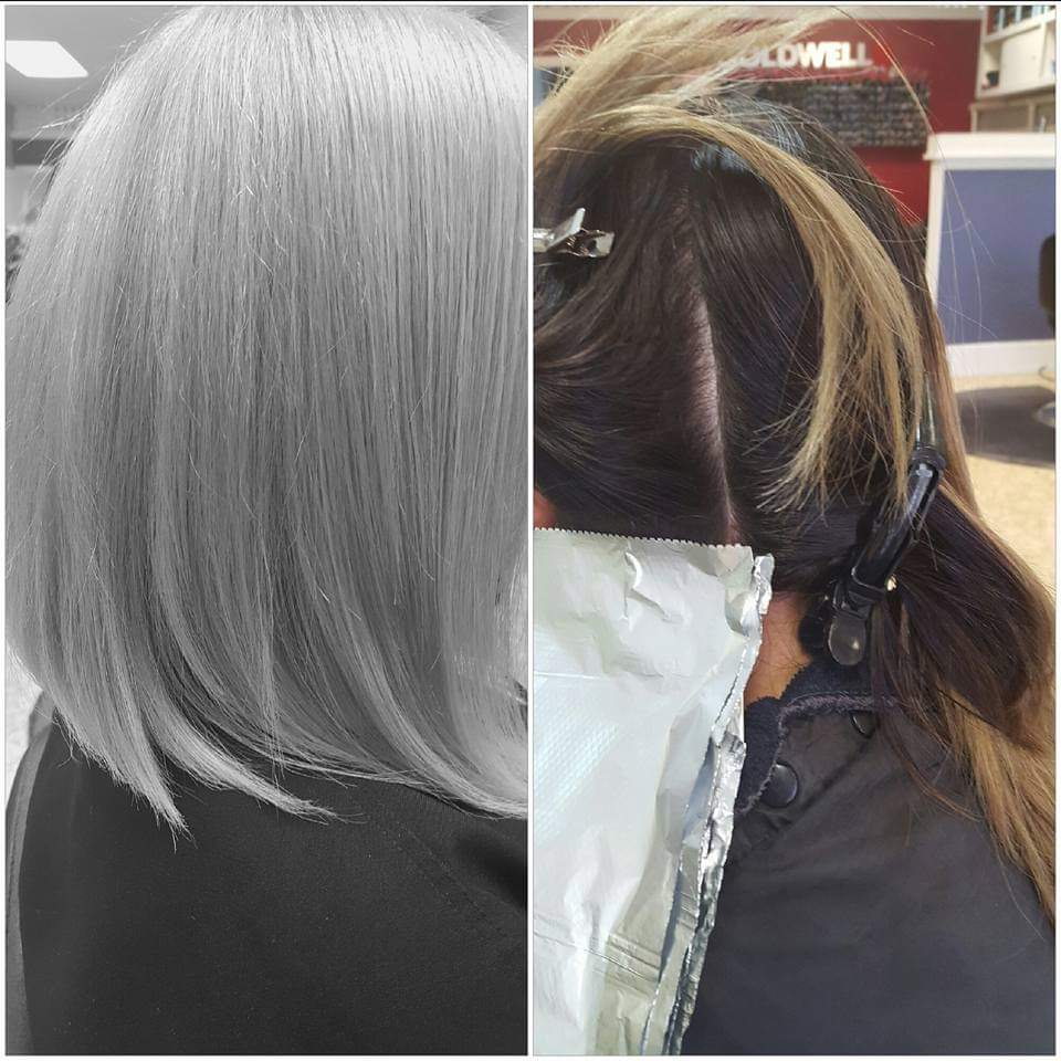 Salon work at Alpha Hair Design Hillside 9