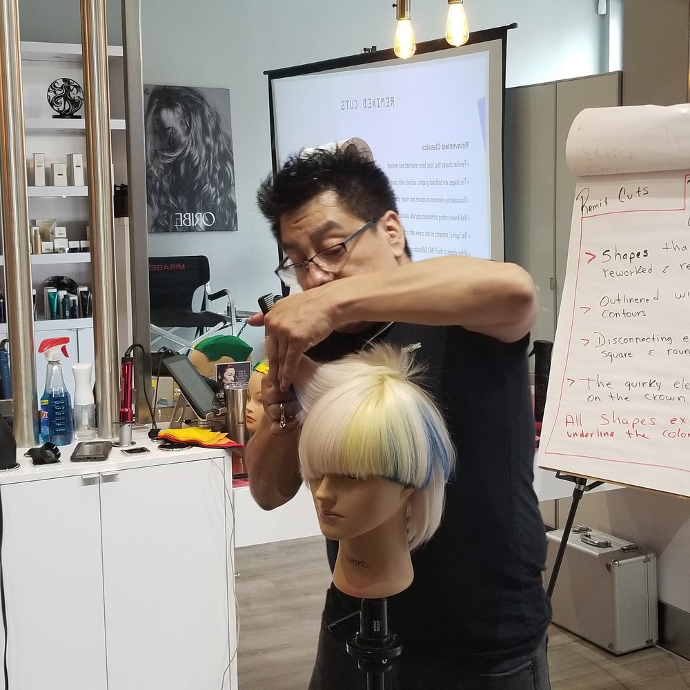 Salon work at Alpha Hair Design Hillside 6