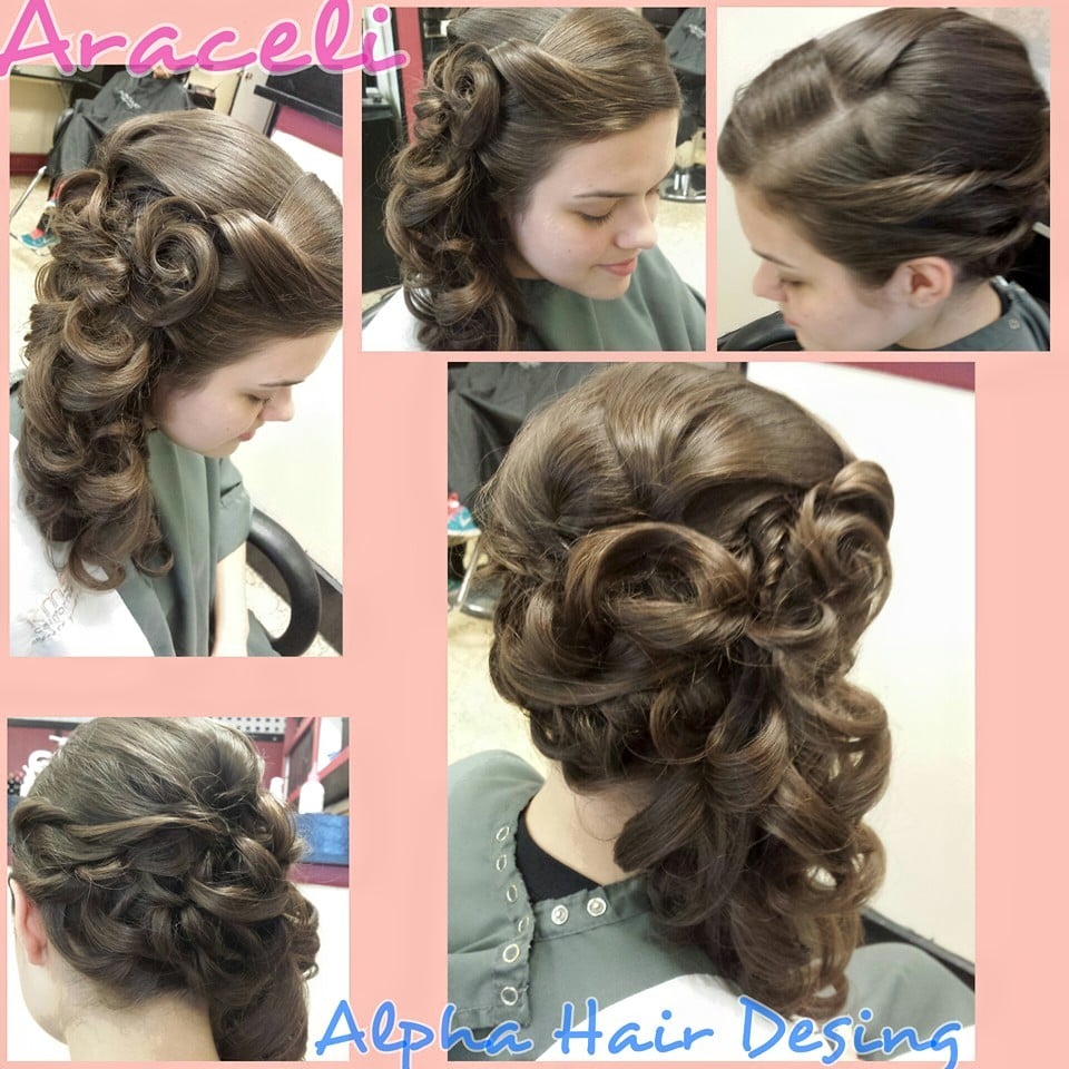 Salon work at Alpha Hair Design Hillside 8