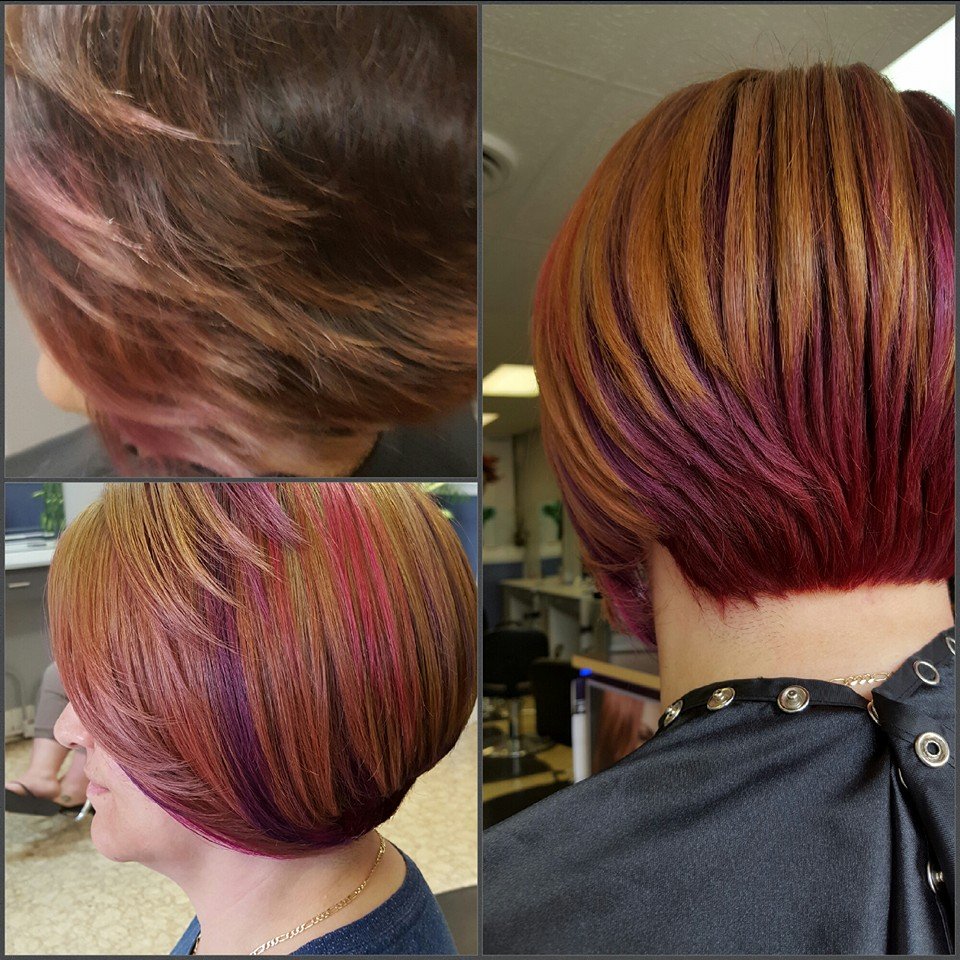 Salon work at Alpha Hair Design Hillside 5